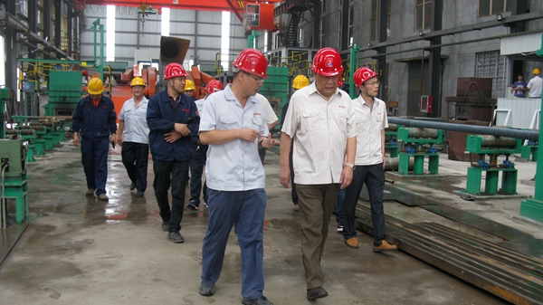 （9）2017年8月21日，集團公司董事長、總經(jīng)理李玉田來公司視察_副本