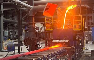 水平連鑄鑄鐵型材生產(chǎn)線